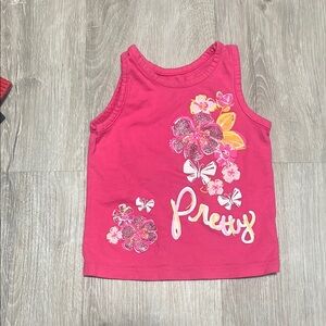 4/$30 Pretty Pink Kids Tank Top